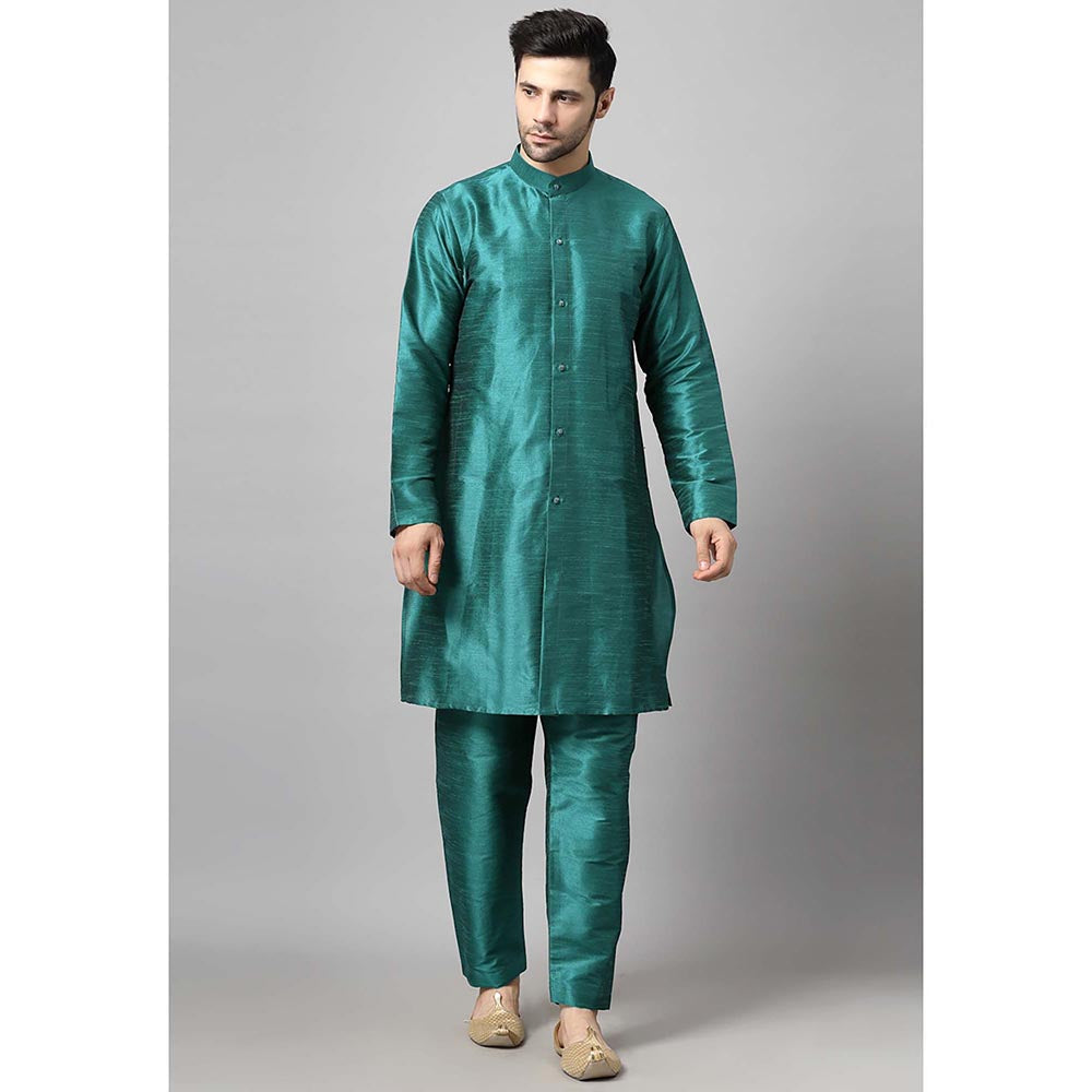UTSAV FASHION Teal Solid Kurta and Pant