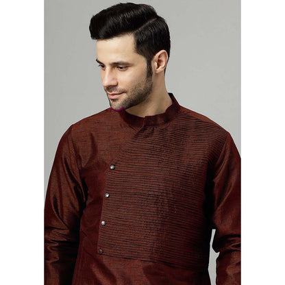 UTSAV FASHION Brown Solid Kurta and Pant