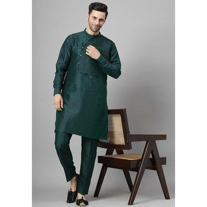 UTSAV FASHION Teal Solid Kurta and Pant