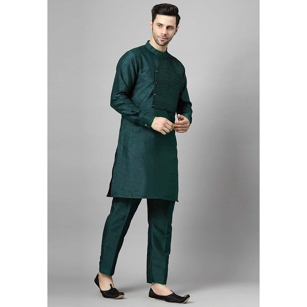 UTSAV FASHION Teal Solid Kurta and Pant