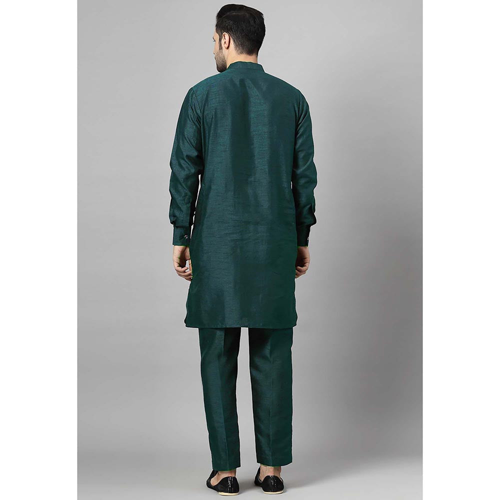 UTSAV FASHION Teal Solid Kurta and Pant