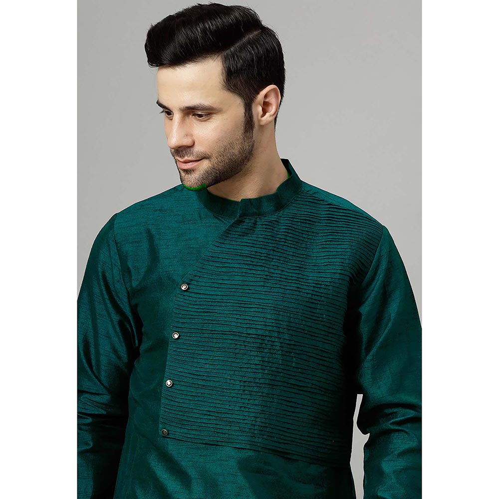 UTSAV FASHION Teal Solid Kurta and Pant