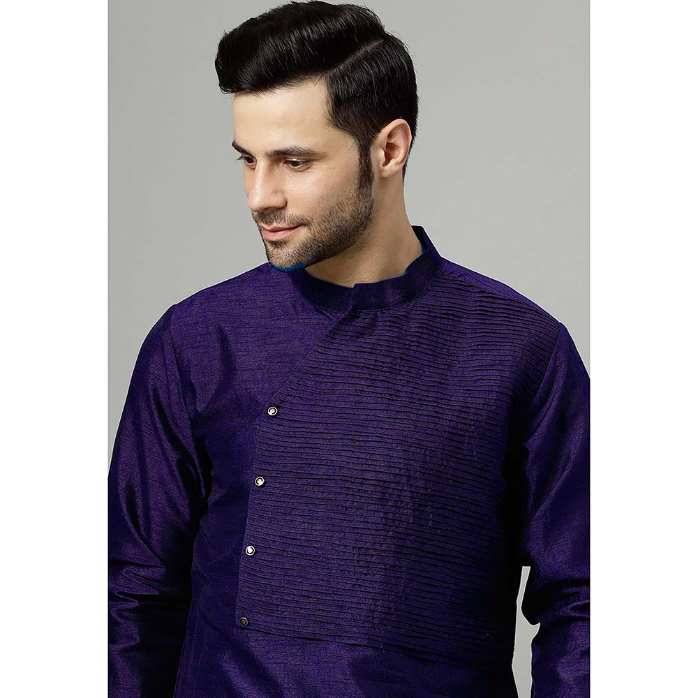 UTSAV FASHION Purple Solid Kurta and Pant