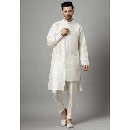 UTSAV FASHION Purple Kurta and Pant with Waistcoat