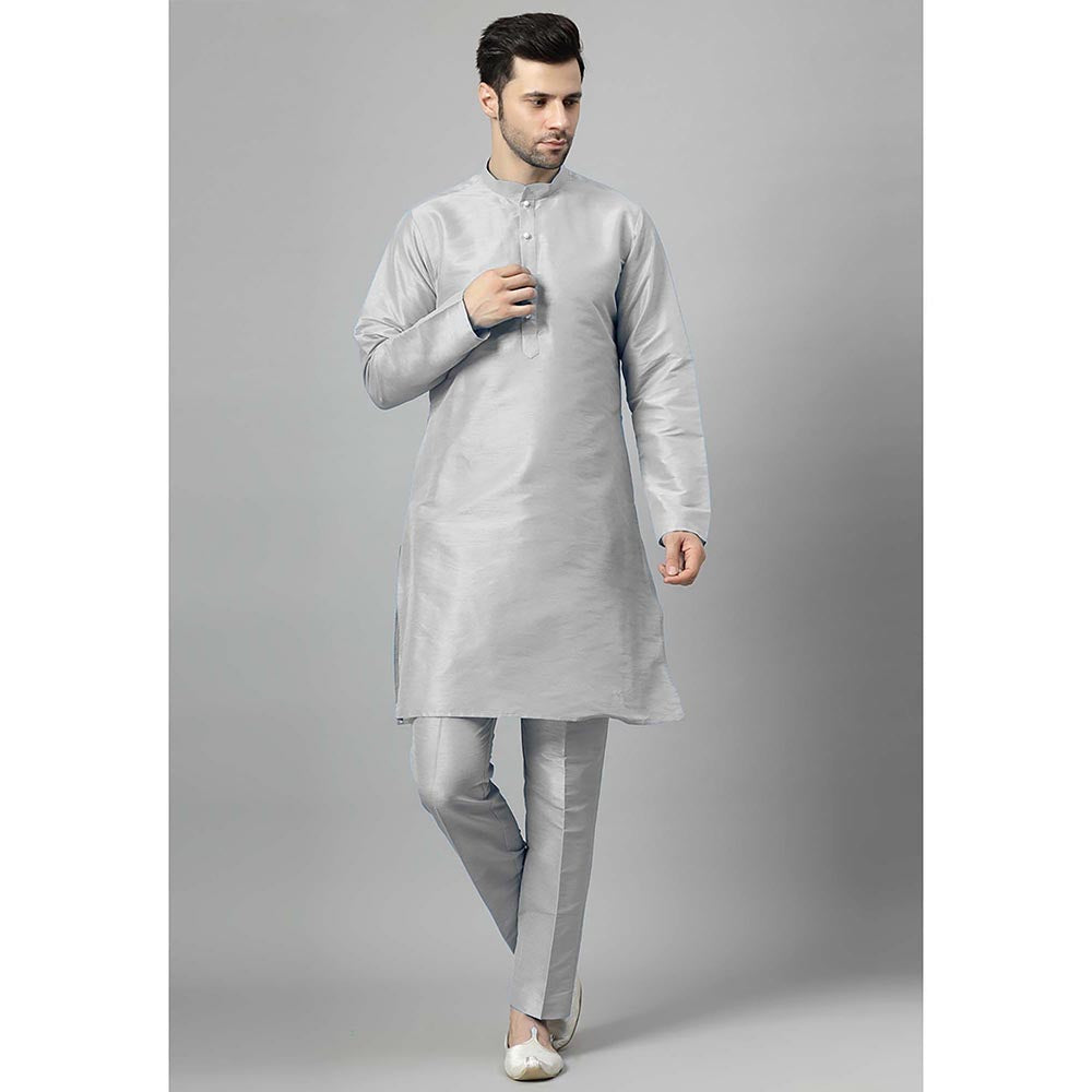 UTSAV FASHION Mandarin Collar Straight Kurta and Pant