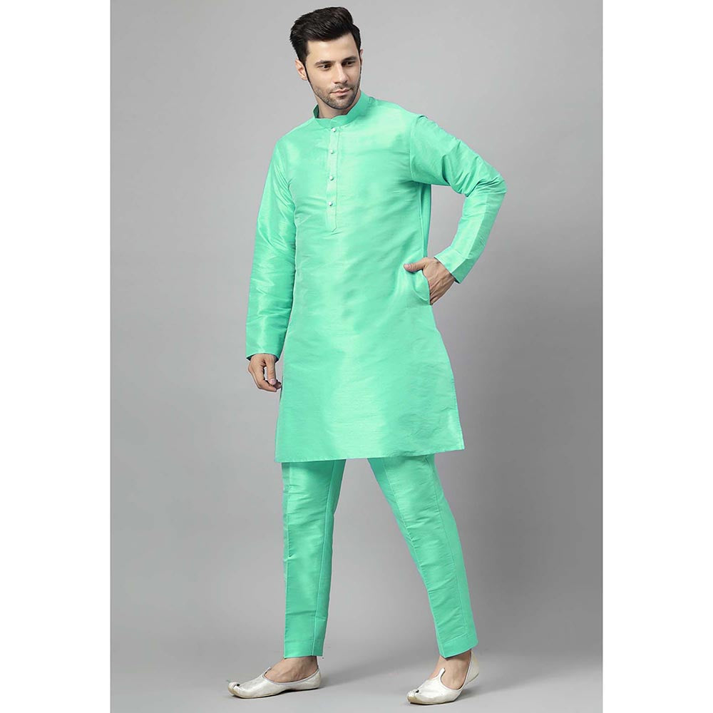 UTSAV FASHION Mandarin Collar Straight Kurta and Pant