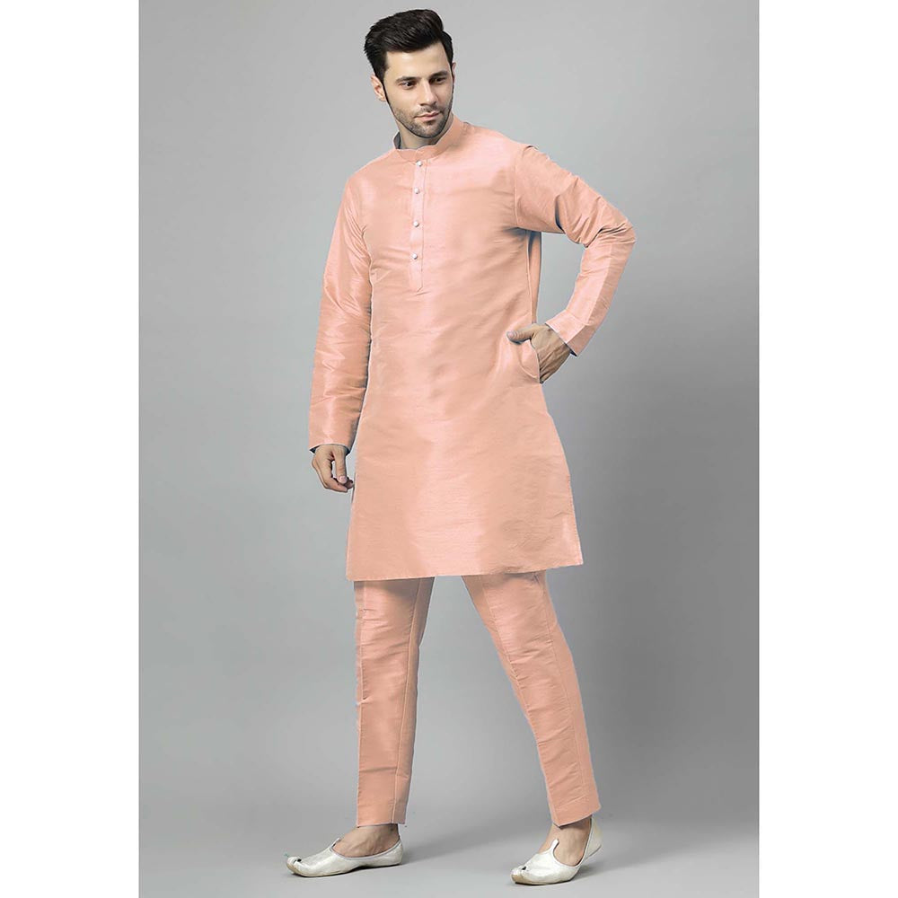 UTSAV FASHION Mandarin Collar Straight Kurta and Pant