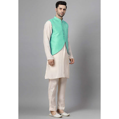 UTSAV FASHION Men Green Kurta Pant with Jacket