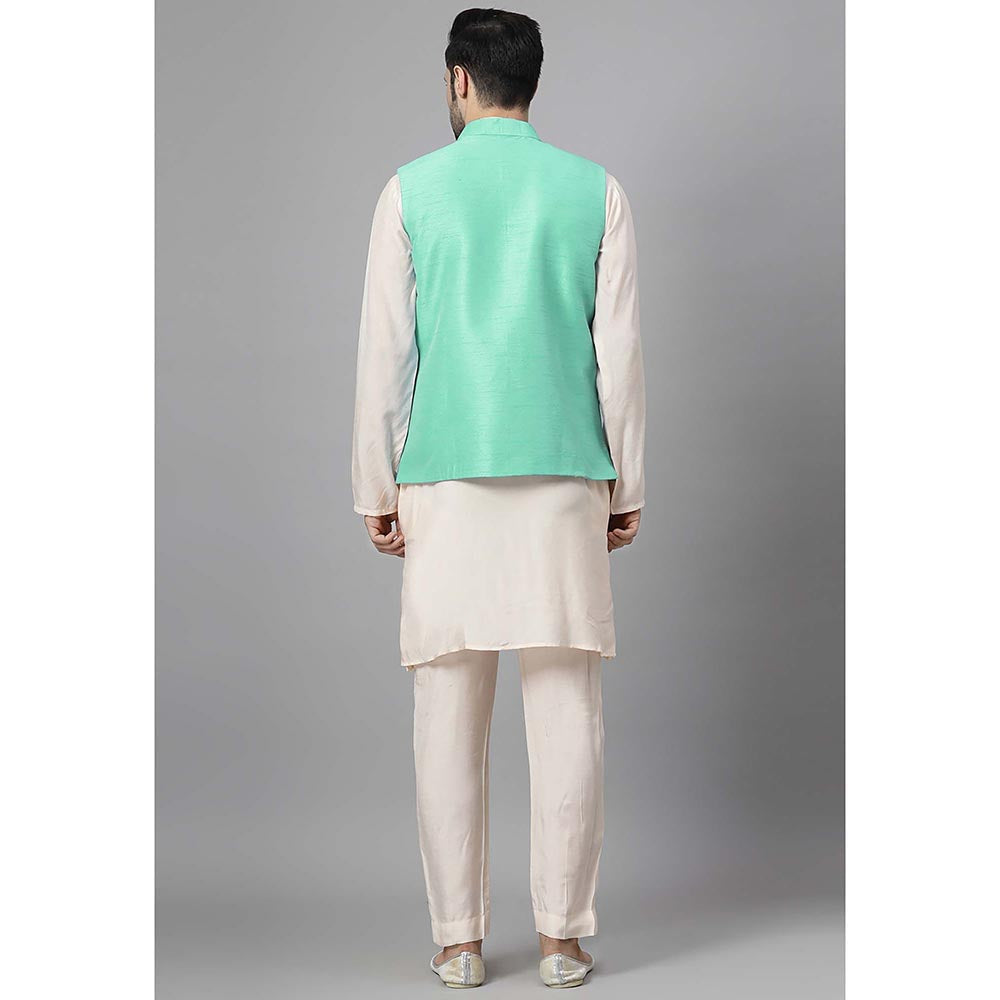 UTSAV FASHION Men Green Kurta Pant with Jacket