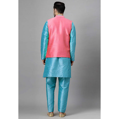 UTSAV FASHION Men Regular Beads and Stones Kurta with Pants