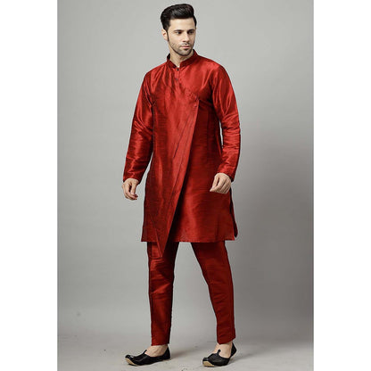 UTSAV FASHION Mandarin Collar Kurta and Pant