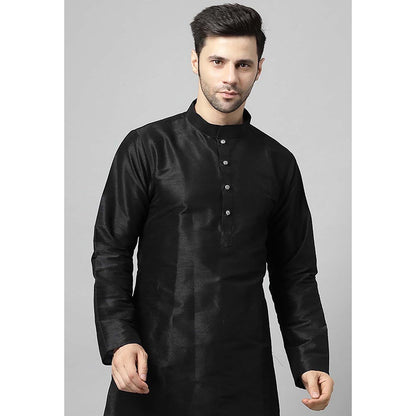 UTSAV FASHION Men Black Kurta and Pant