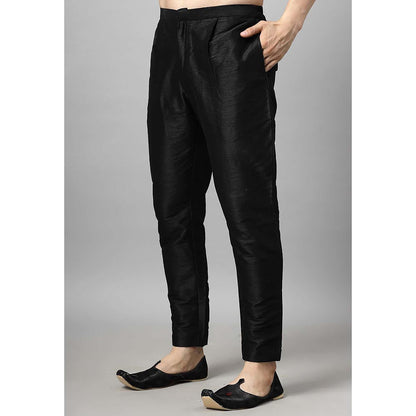 UTSAV FASHION Men Black Kurta and Pant