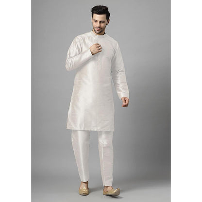UTSAV FASHION Men Regular Beads and Stones Kurta Pant with Jacket