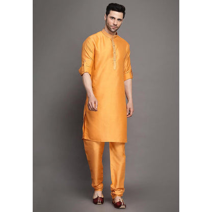 UTSAV FASHION Mandarin Collar Regular Kurta with Churidar