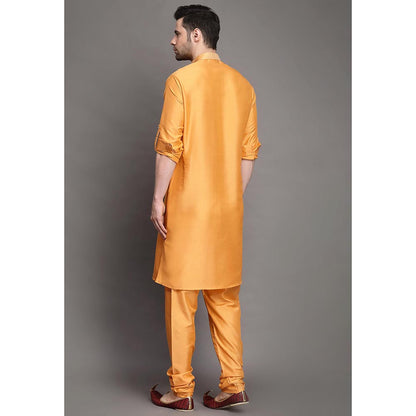 UTSAV FASHION Mandarin Collar Regular Kurta with Churidar