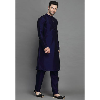 UTSAV FASHION Mandarin Collar Straight Kurta and Pant