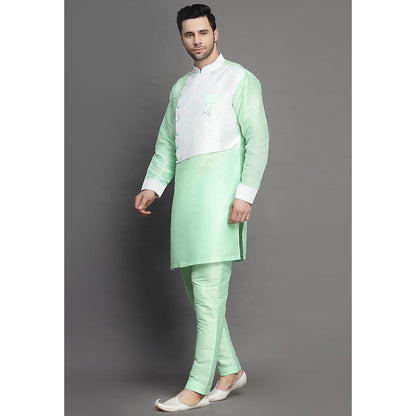 UTSAV FASHION Mandarin Collar Straight Kurta and Pant