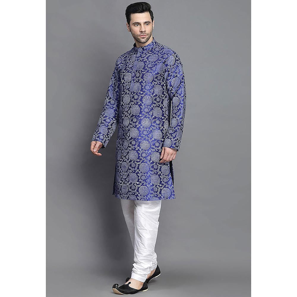 UTSAV FASHION Men Straight Kurta with Churidar