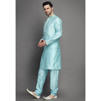 UTSAV FASHION Mandarin Collar Straight Kurta and Pant