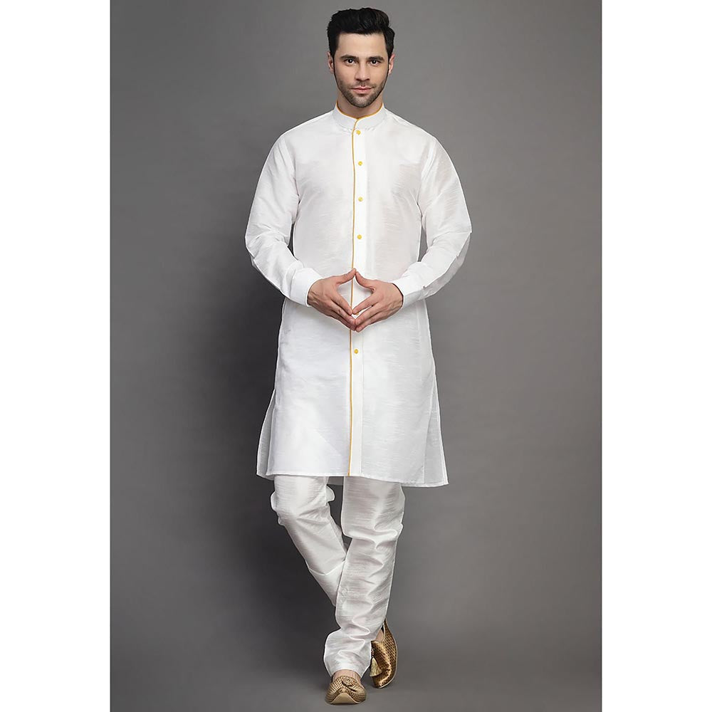 UTSAV FASHION Mandarin Collar Straight Kurta with Churidar