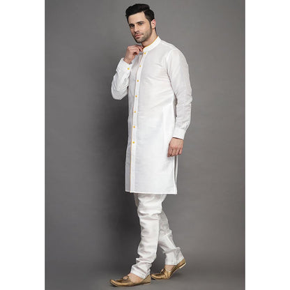 UTSAV FASHION Mandarin Collar Straight Kurta with Churidar