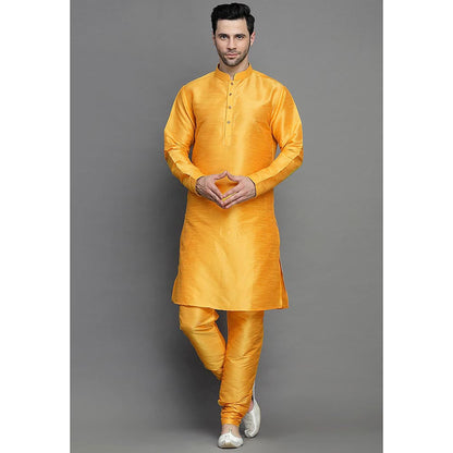 UTSAV FASHION Mandarin Collar Straight Kurta with Churidar