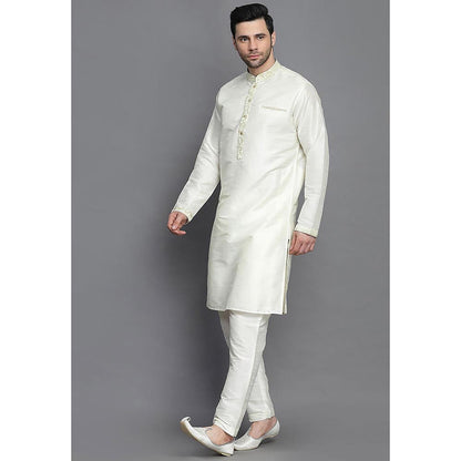 UTSAV FASHION Mandarin Collar Straight Kurta and Pant