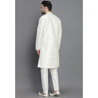 UTSAV FASHION Mandarin Collar Straight Kurta and Pant