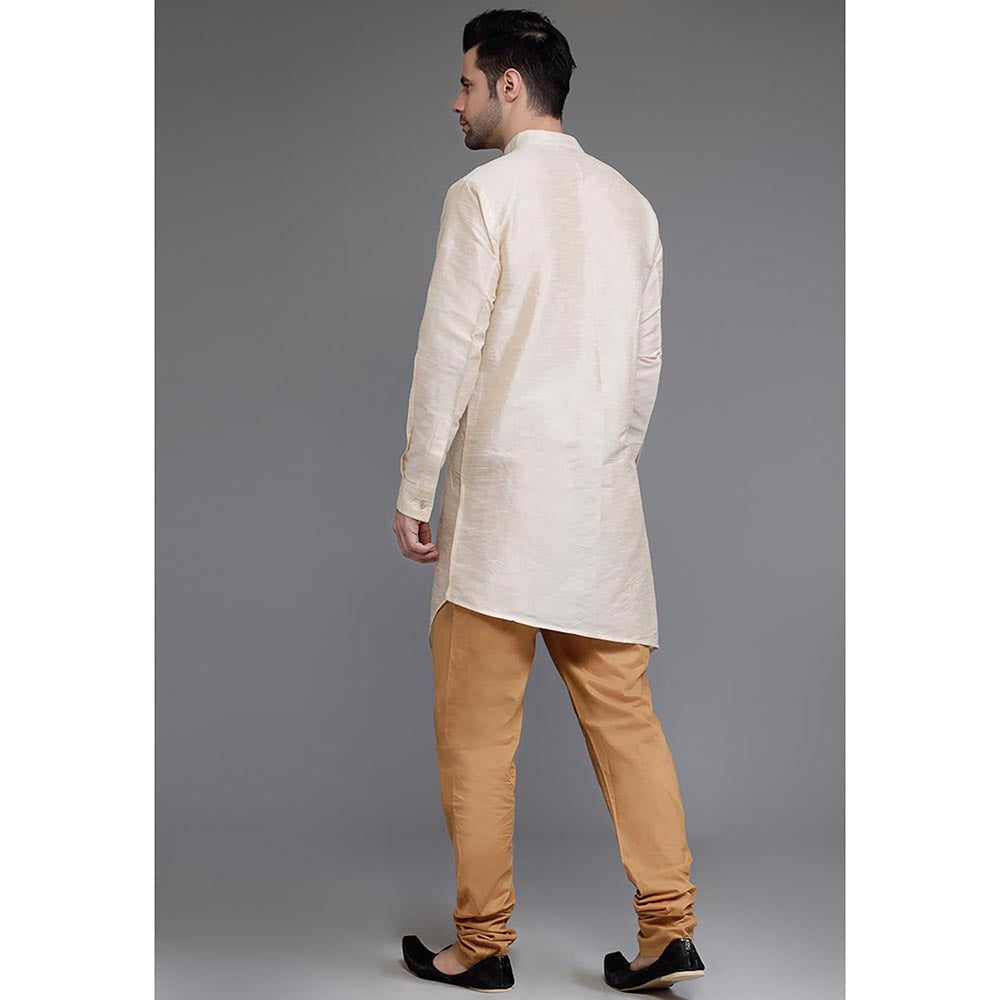 UTSAV FASHION Mandarin Collar Straight Kurta with Churidar