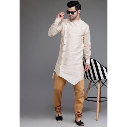 UTSAV FASHION Mandarin Collar Straight Kurta with Churidar