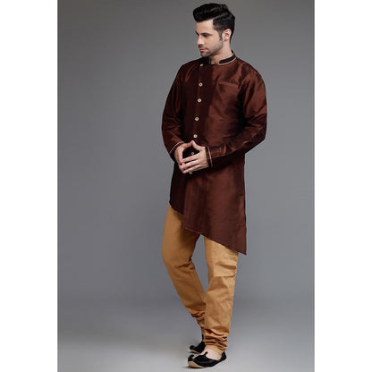 UTSAV FASHION Mandarin Collar Straight Kurta with Churidar