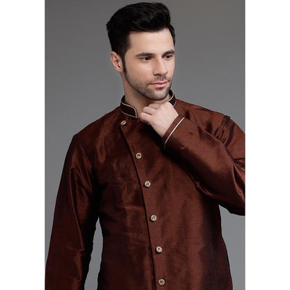 UTSAV FASHION Mandarin Collar Straight Kurta with Churidar