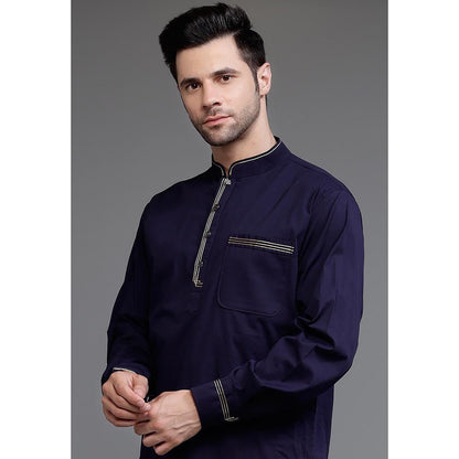 UTSAV FASHION Mandarin Collar Straight Kurta with Churidar