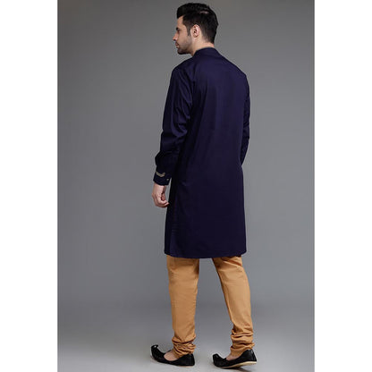 UTSAV FASHION Mandarin Collar Straight Kurta with Churidar