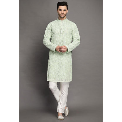 UTSAV FASHION Chikankari Straight Kurta and Pant