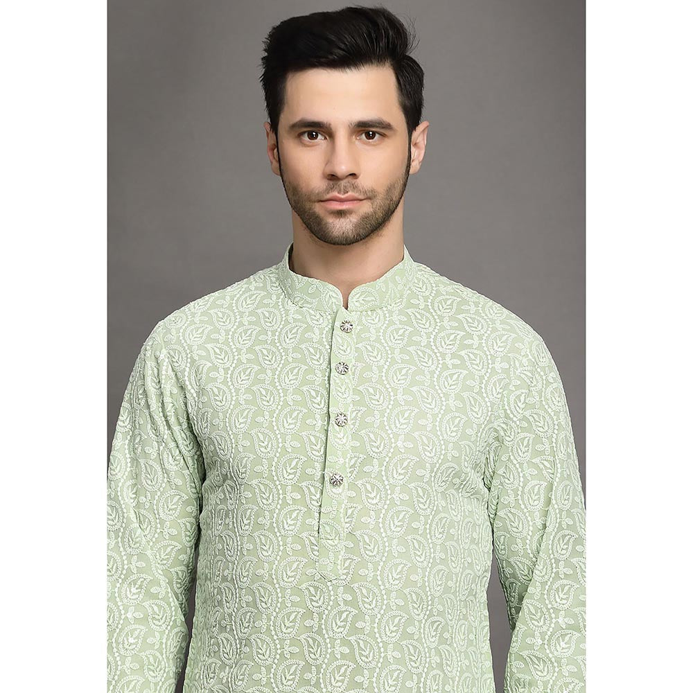 UTSAV FASHION Chikankari Straight Kurta and Pant