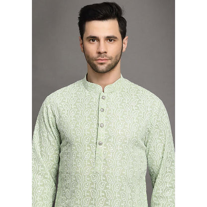UTSAV FASHION Chikankari Straight Kurta and Pant