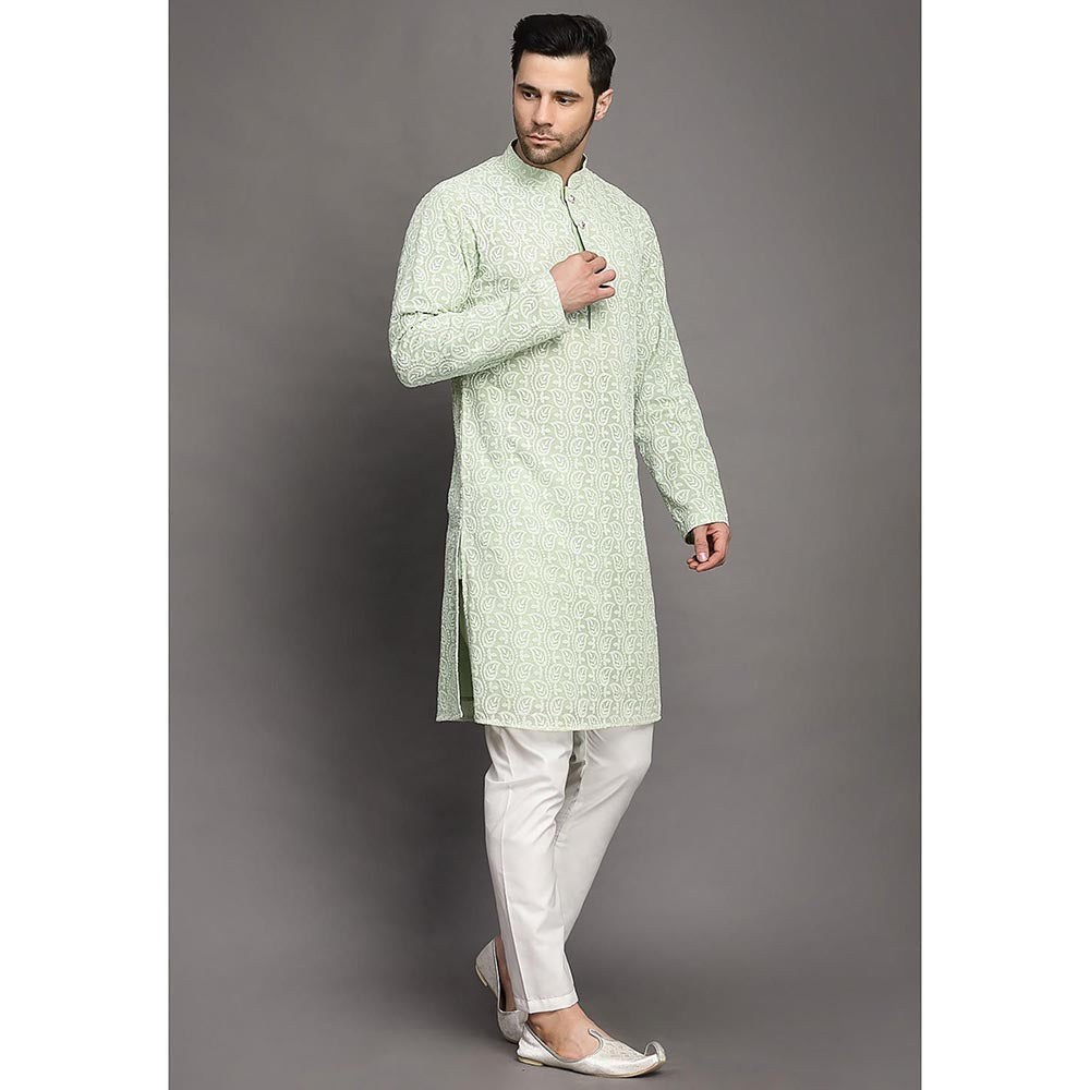 UTSAV FASHION Chikankari Straight Kurta and Pant