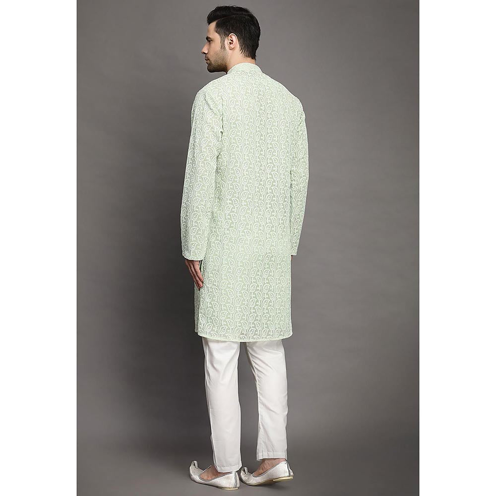 UTSAV FASHION Chikankari Straight Kurta and Pant