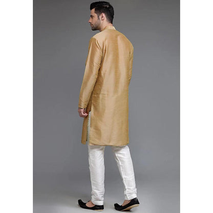 UTSAV FASHION Brown Mandarin Collar Kurta and Pant
