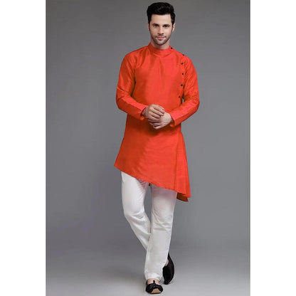 UTSAV FASHION Red Straight Kurta and Pant