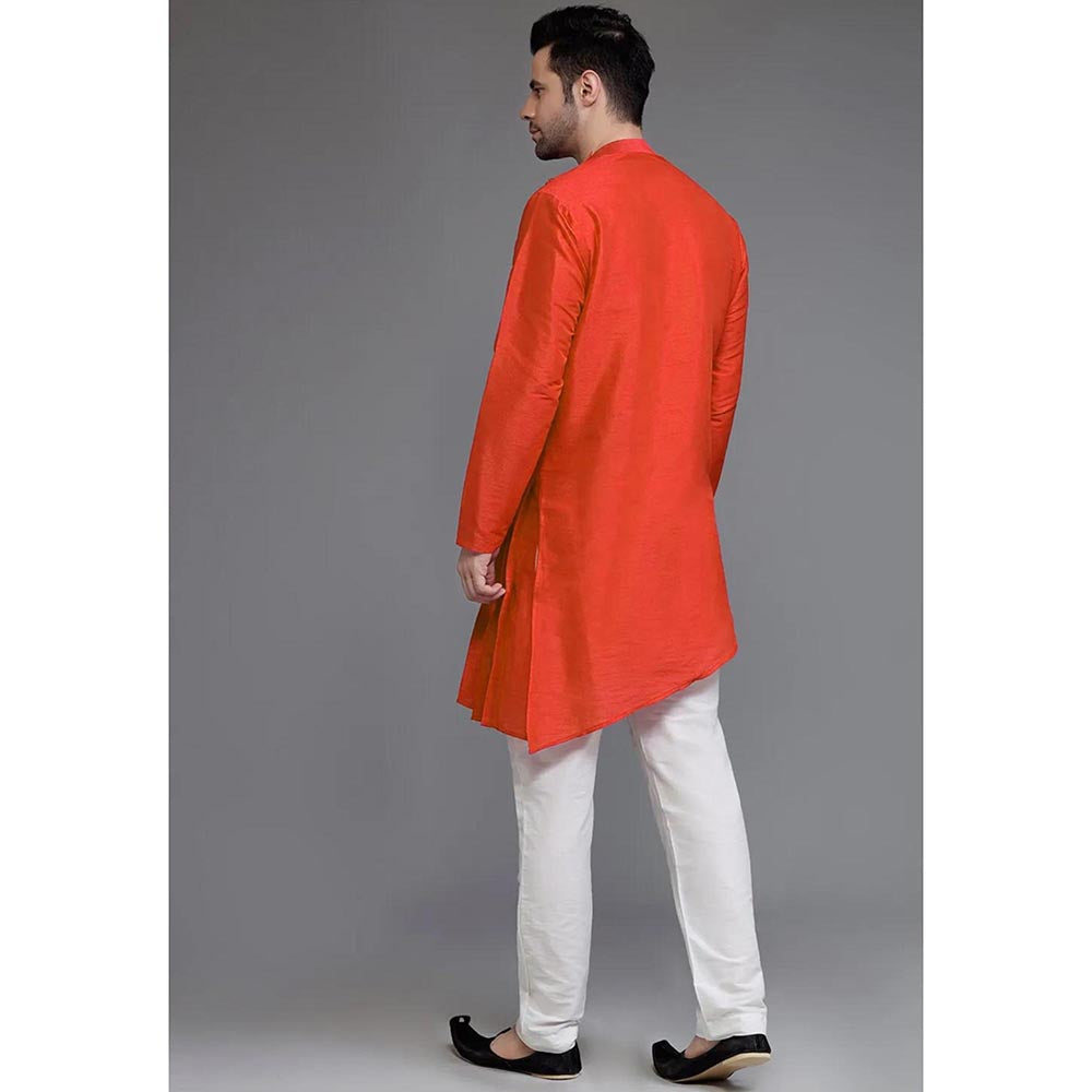 UTSAV FASHION Red Straight Kurta and Pant