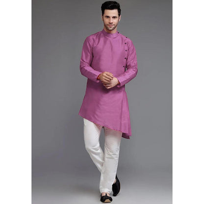 UTSAV FASHION Purple Straight Kurta and Pant