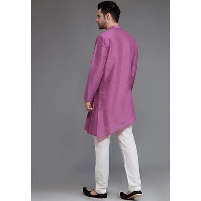 UTSAV FASHION Purple Straight Kurta and Pant