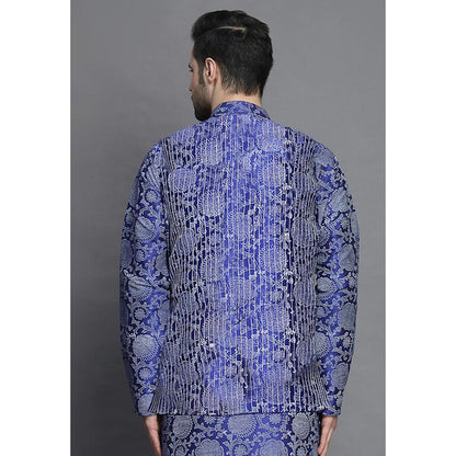 UTSAV FASHION Mandarin Collar Kurta Churidar and Nehru Jacket