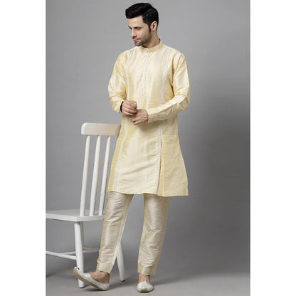 UTSAV FASHION Men Embroidered Regular Kurta with Pant