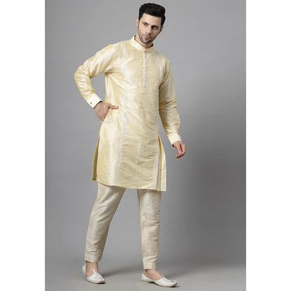 UTSAV FASHION Men Embroidered Regular Kurta with Pant