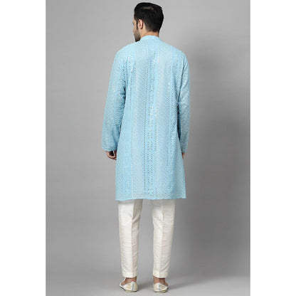 UTSAV FASHION Embroidered Mirror Work Kurta and Pant