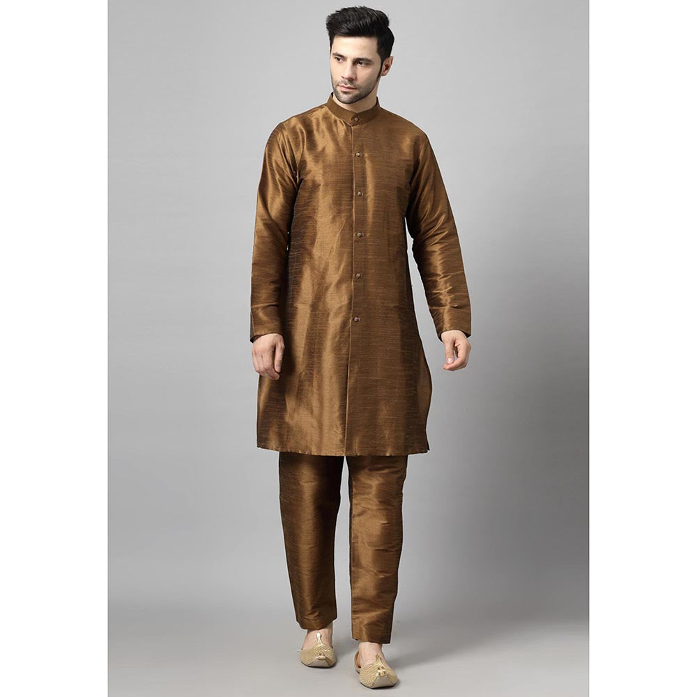 UTSAV FASHION Mandarin Collar Straight Kurta with Pant